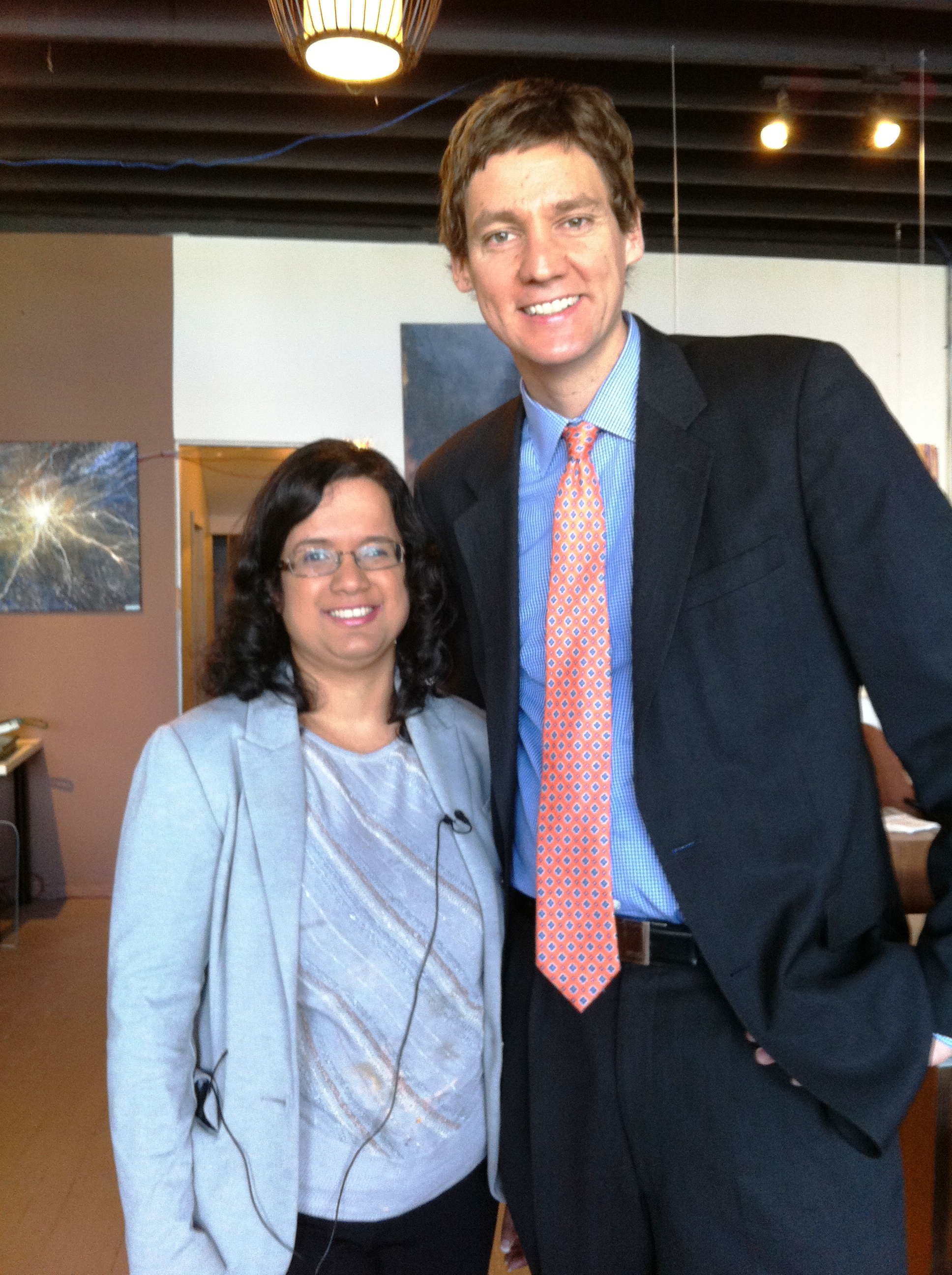 Kristy with NDP David Eby