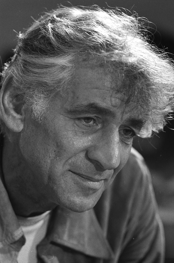 Leonard Bernstein as photographed in 1971